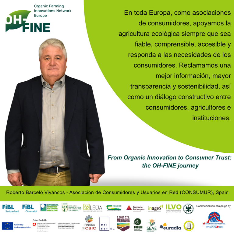 🌎 🌱 El consumidor pide sostenibilidad y el campo necesita respuestas 🌾 Campaña europea #OHFINE